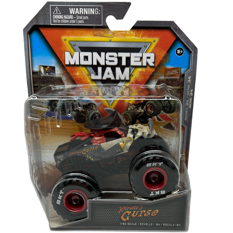 Monster Jam Official 1:64 Scale Monster Truck -  Pirates Curse