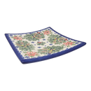 Polish Pottery Toffi Plate - Holiday Harmony Pattern