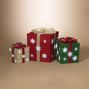 Huge Lighted Collapsible Gift Boxes - Set of 3