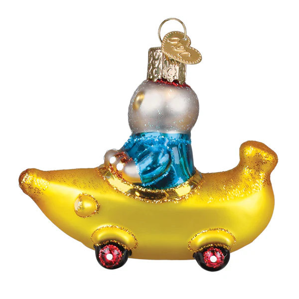 Bananas Gorilla's Bananamobile Ornament