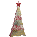 Wood and Metal Holiday Tree -