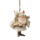 Woodland Santa with Animals Ornament
