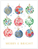 Petite Greetings Card Set (Merry & Bright Ornaments)