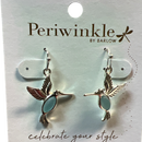Hummingbird With Blue Accents Earrings - Gift Shoppe >> Jewelry >> Earrings - by Periwinkle By Barlow