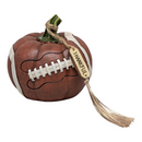 Football Harvest Pumpkin Figurine - - Gift Shoppe >> Figurines - by Gerson - view 3