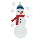 Jolly Snowman Window Gel Clings