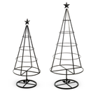 Iron Ornament Stand Tree - Black -