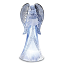 Lighted Acrylic Angel Holding a Book - 8.75 Inch - Christmas >> Figurines - by Roman - view 2