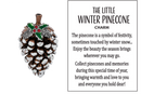 The Little Winter Pinecone Charm