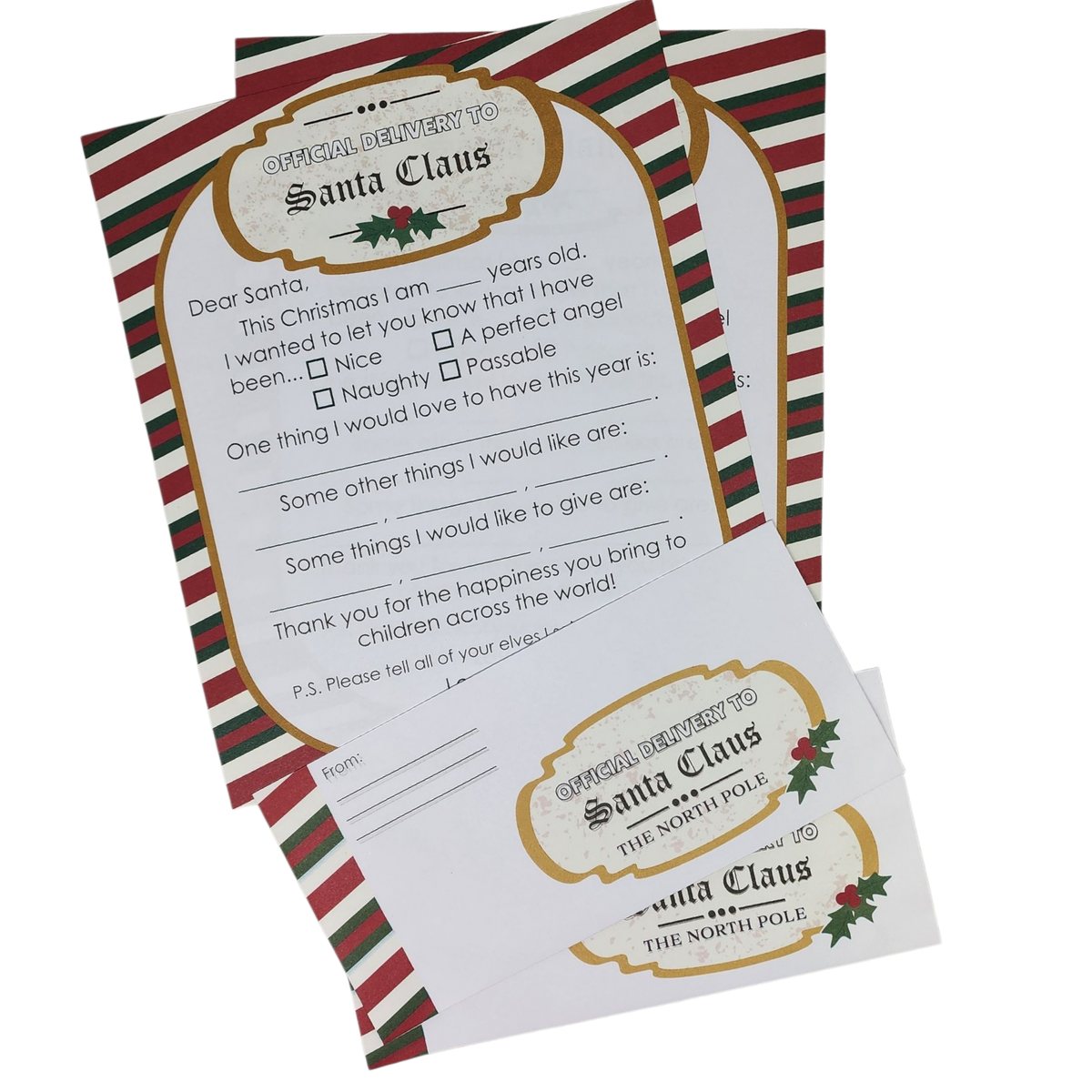 Letter to Santa Stationary – The Country Christmas Loft