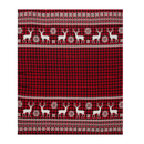 Tartan Plaid Deer Throw