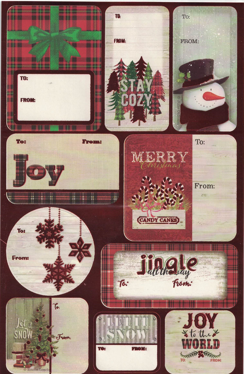 Multi Pack Gift Tags - Country Style