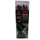 50-Light 5mm Pink LED Green Wire Light Set - Lighting - by Kurt Adler - view 2