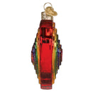 Rainbow Heart Glass Blown Ornament - Christmas >> Ornaments >> Glass - by Old World Christmas - view 2
