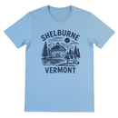 Shelburne Vermont Graphic Tee – Carolina Blue - - T-Shirts - by Country Christmas loft - view 4
