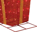 72-Inch High Lighted Stacked Glittering Gift Boxes - Christmas >> Decor - by Gerson - view 4