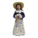 Woman with Flower Basket Caroler