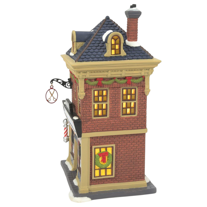 Nick's Barber Shop Lighted Building