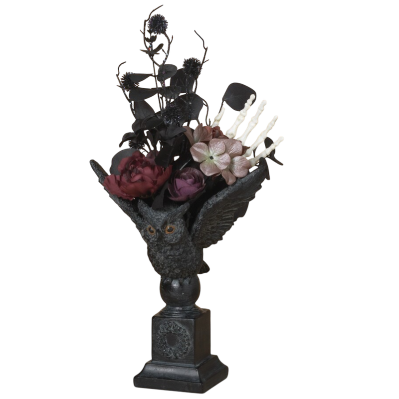 Bewitched Owl Floral Arrangement