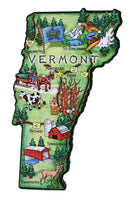 Artwood Magnet - State of Vermont - Gift Shoppe >> Souvenirs - by Country Christmas loft