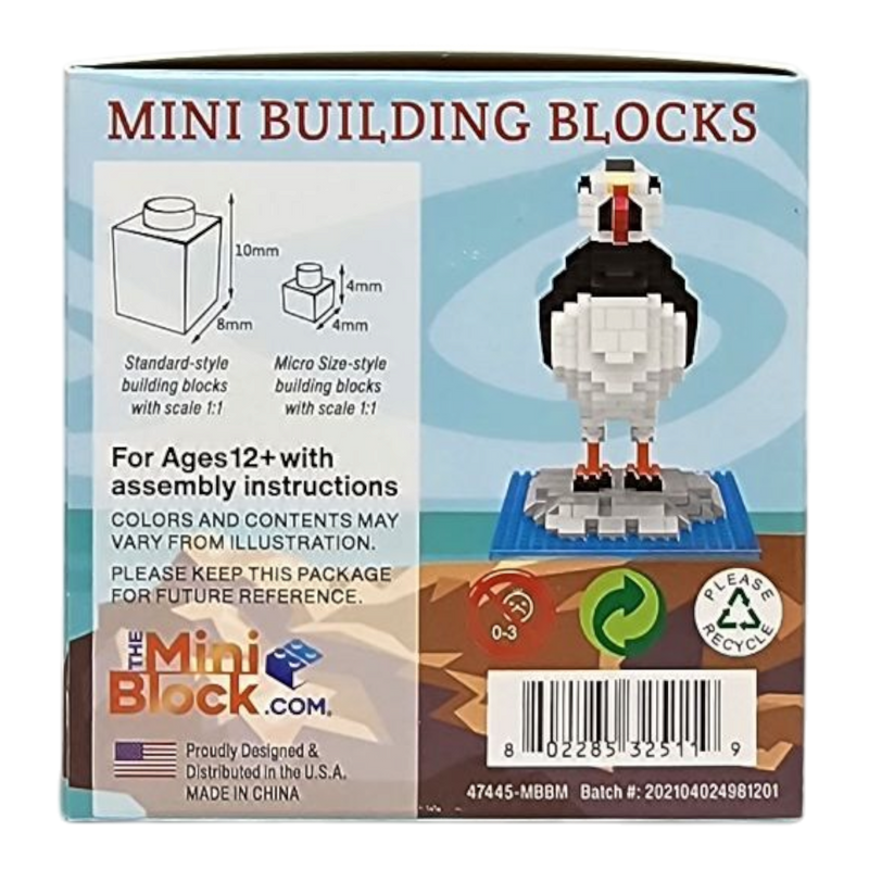 Mini Building Blocks - Puffin