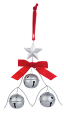 Jingle Bell Ornament - Silver