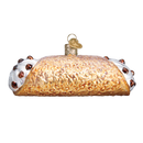 Cannoli Glass Ornament