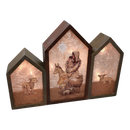 Madonna And Child Panel Lamp - Natural