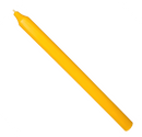 Rustic Taper Dinner Candle - 12 Inch Sun Yellow