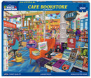 Cafe Bookstore  - 1000 Piece Jigsaw Puzzle - Toy Shoppe >> Puzzles - by White Mountain Puzzles