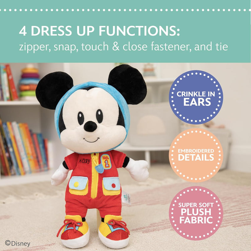 Disney Mickey Mouse Dress and Play Plush