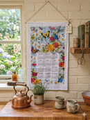 2027 Linen Calendar Towel - Butterfly Garden - Calendars - by Kay Dee Design - view 2