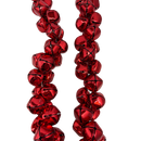 70 Inch Metal Jingle Bell Garland - Red - Christmas >> Garland - by Gerson - view 2