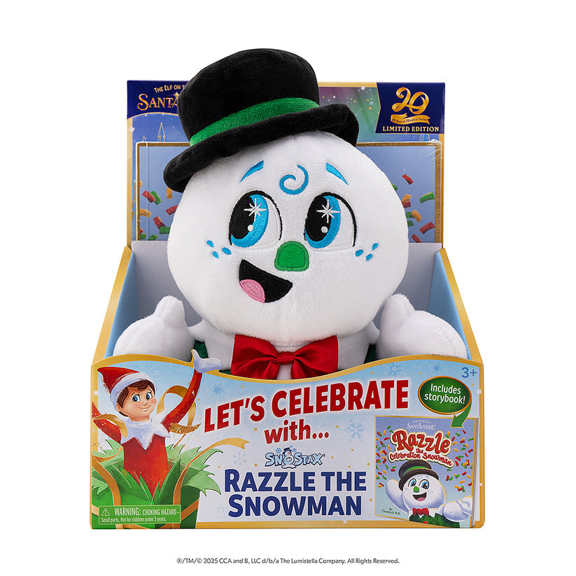 SnoStax Razzle the Snowman Plush an | Country Christmas Loft – The ...