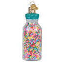 Jar Of Sprinkles Glass Ornament - Christmas >> Ornaments >> Food & Drink - by Old World Christmas