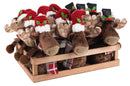 Merry Chris-Moose Plush Ornament - - Christmas >> Ornaments >> Animals - by Ganz