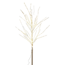 Gold Accent Branch with 200 Warm White Lights - 48 Inch