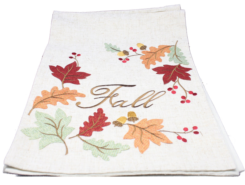 Embroidered Fall/Harvest Linens - - The Country Christmas Loft