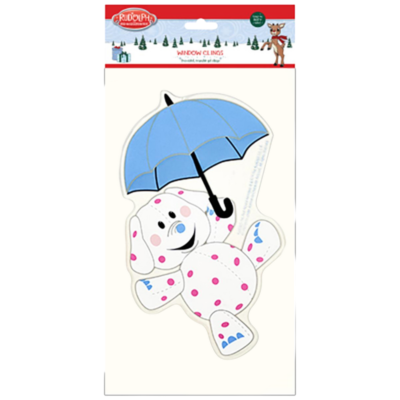 Rudolph 2-sided Window Cling -