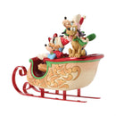A Sleigh Full of Joy: Mickey & Friends Sleigh - Christmas >> Figurines >> Jim Shore - by Jim Shore - view 2