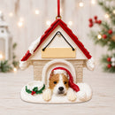 Ceramic Doghouse Ornament - Pit Bull - Animals - by E&S Pets - view 2