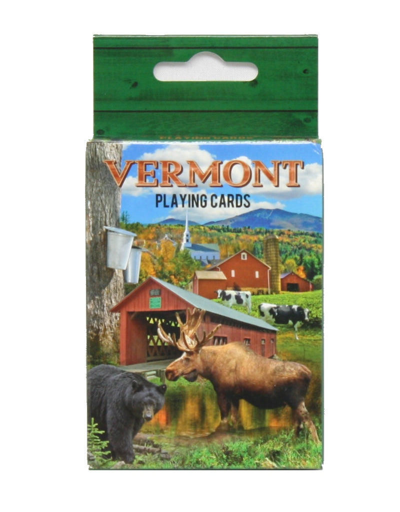 Vermont Collage Playing Cards - The Country Christmas Loft