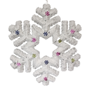 Garland Tinsel Snowflake  Wall Hanging