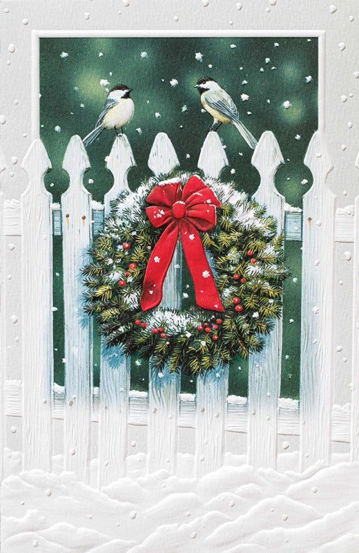 Picket Pair  Christmas Boxed Cards