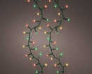 LED Rice Twinkle Stringlight - 500 Lights - Multicolor - Green Wire