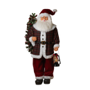 Lifesize Woodland Santa with LED Lantern