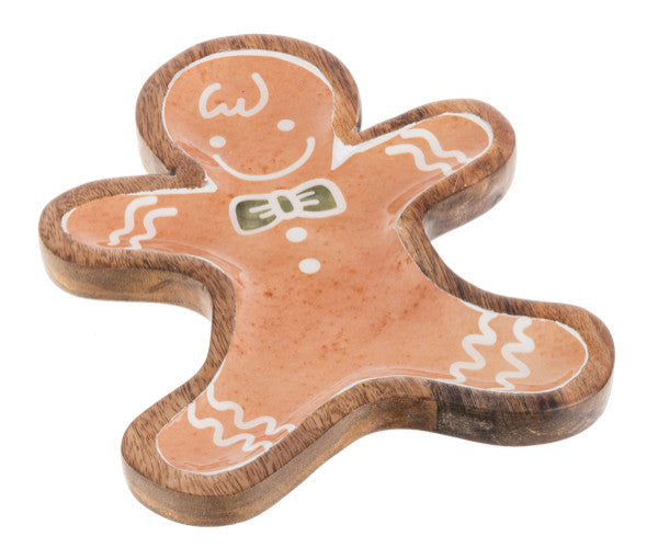 Gingerbread People Tidbit Tray -
