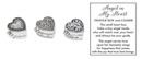 Angels in My Heart Prayer Box Charm