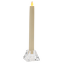Crystal Clear Candle - Reversible Holder - 2 Inch