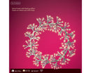 Flashing Effect Lighted Wreath - 22 Inches